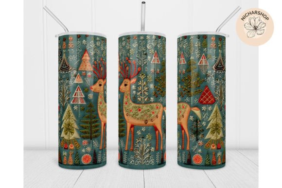 Review: 20oz Deer Embroidery Christmas Tumbler5 for Apparel