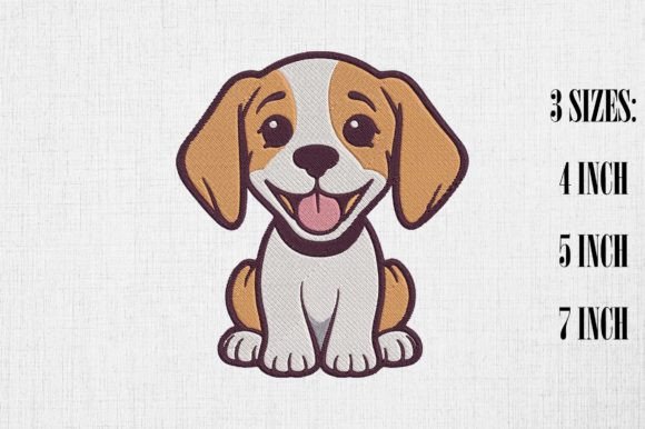 Review: Cute Kawaii Beagle Dog Embroidery Design