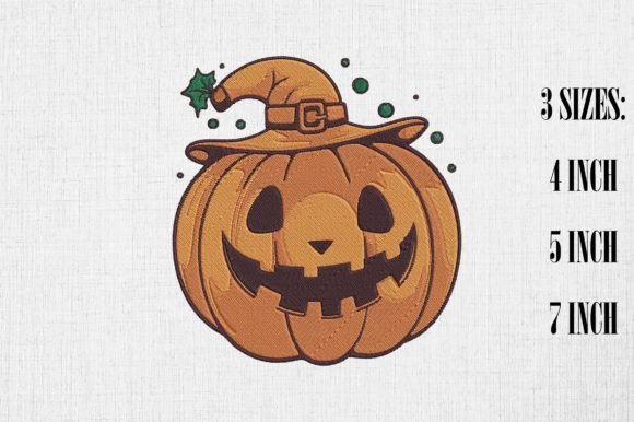Review: Halloween Pumpkin Embroidery Design for Makers