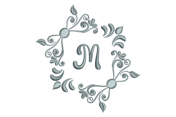 Review: Monogram Letter M Embroidery Design for Holiday Gifts