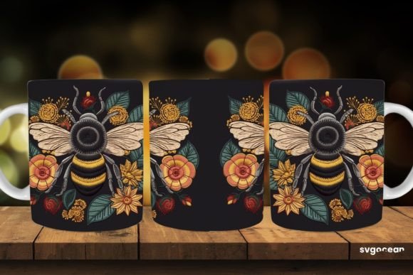 Reviewing Embroidery Bee Mug Wrap Sublimation for Merch