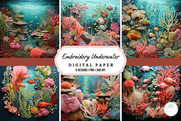 Reviewing Embroidery Underwater Background for Holiday Sales
