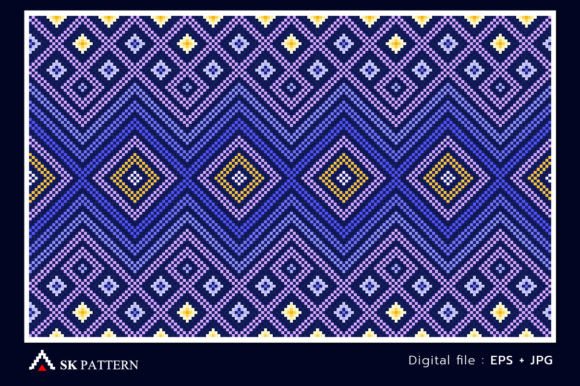 Reviewing Pixel Ethnic Pattern Embroidery Design