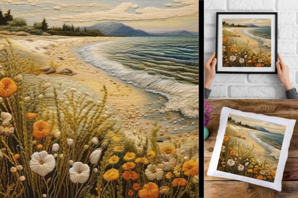 Reviewing the 3D Wool Embroidery Beach Graphic