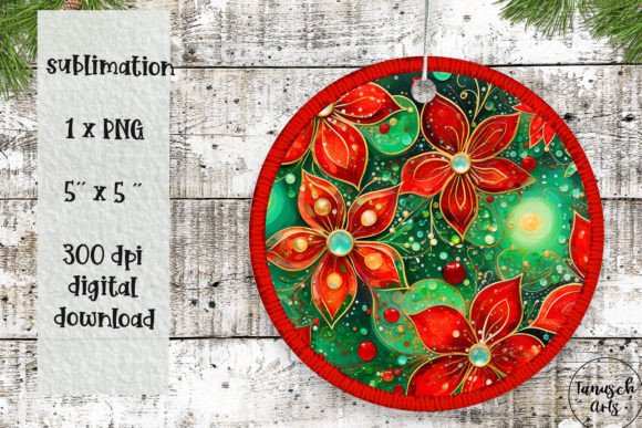 Reviewing the Christmas Poinsettia Embroidery Ornament