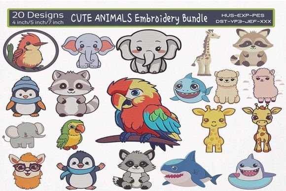 Reviewing the Cute Animals Embroidery Bundle for Real Projects