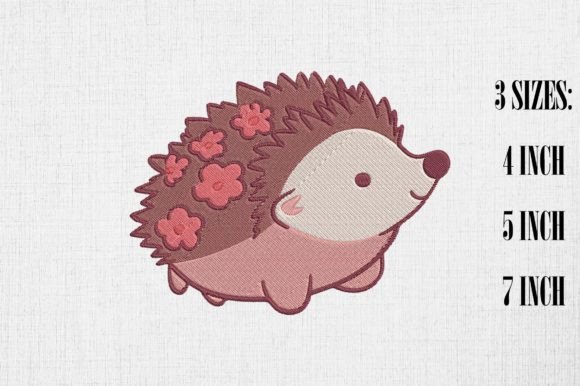 Reviewing the Cute Hedgehog Embroidery Design for Etsy Shops