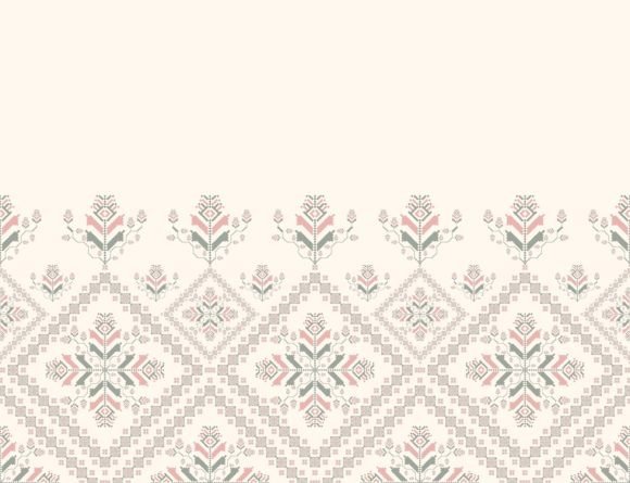 Reviewing the Embroidery Floral Geometric Pattern